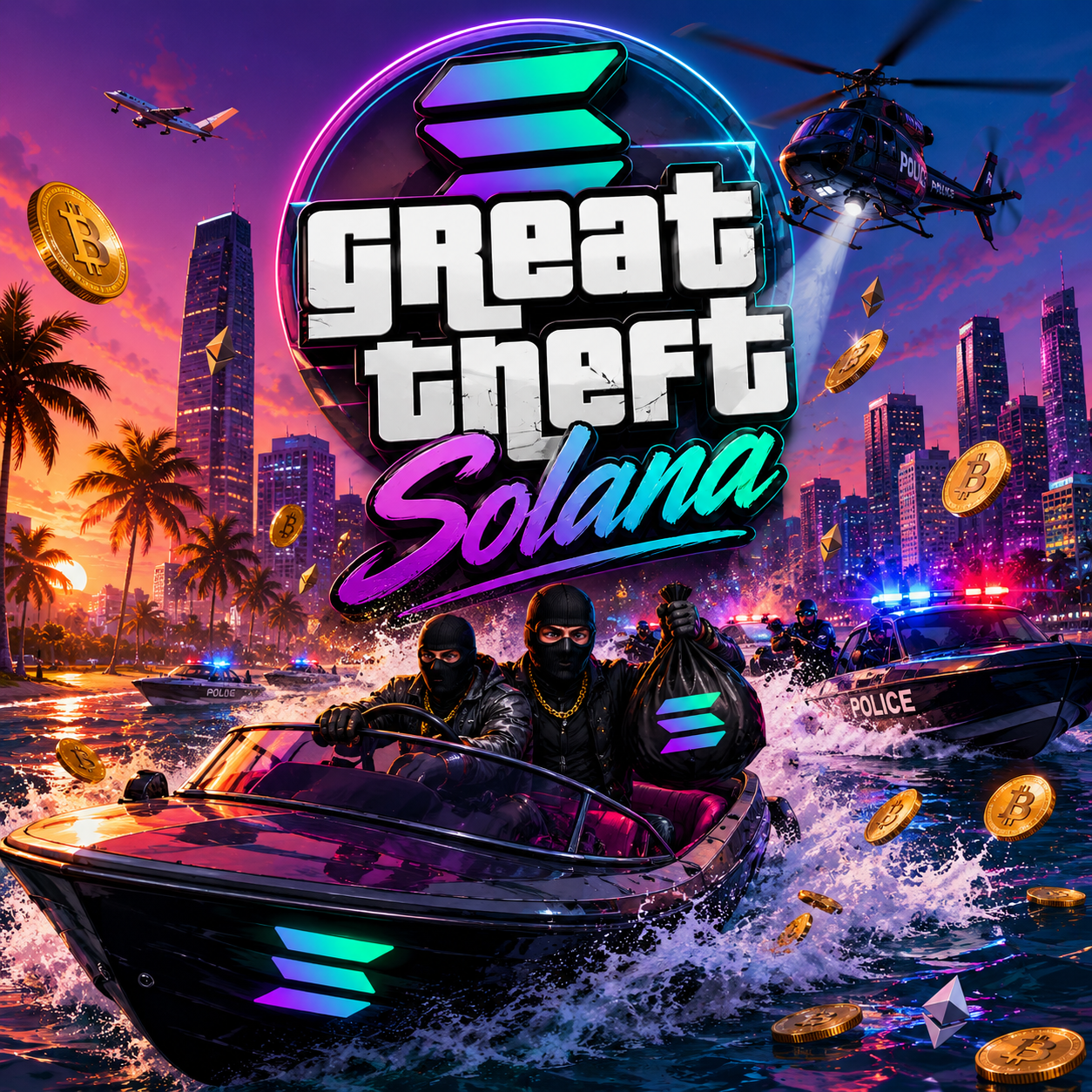 Grand Theft Solana cover art